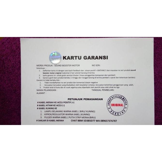 sound booster sound moge speaker motor sport 4silinder X4