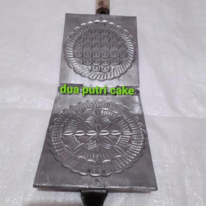 Cetakan Kue Semprong Super Tebal Dari Alumunium Cor Original