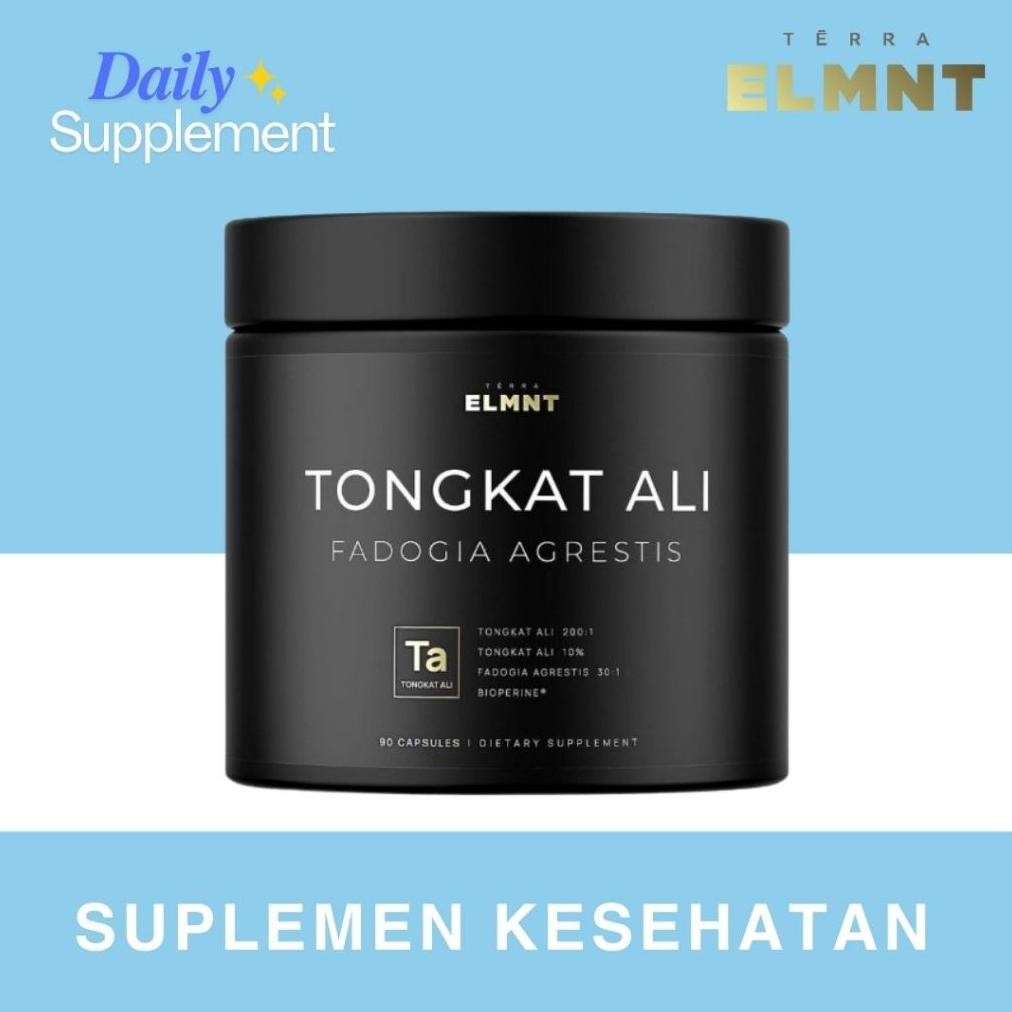 Terra Elmnt Tongkat Ali Fadogia Agrestis 228,000Mg For Men-90 Capsules