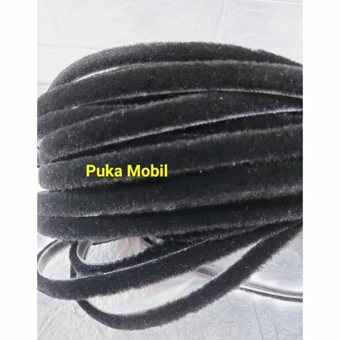 +%+%+%] Karet Moher Mohair Karet Lis List Pintu Jendela Karet Pelipit Kaca