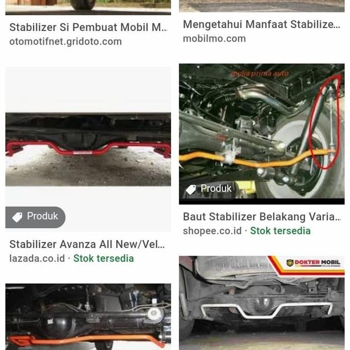 besi stabilizer stabil sasis bawah mobil Suzuki Karimun wagon r