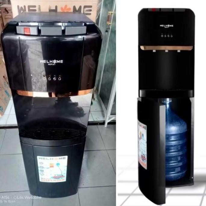 Terbaik Dispenser Galon Bawah Welhome Wdp-311. 3 Kran Air Panas, Netral, Dingin 100% Ori