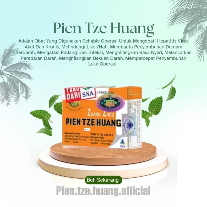 Pien Tze Huang Obat Pasca Operasi Herbal China Alami