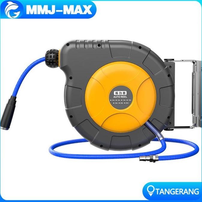 AUTOMATIC AIR HOSE REEL 25M/SELANG KOMPRESSOR KRISBOW AIR HOSE REEL ORIGINAL DAN TERPERCAYA