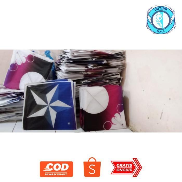 TW39 ss-64 Layangan Sablon cap Asli Sukabumi 50pcs Hemat Viral