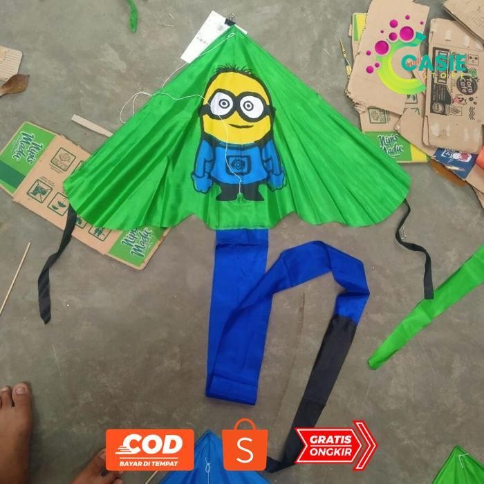 He13 TC21 layangan kain 1 biji/layangan pantai/layangan dua dimensi/layangaan sablon/layangan hias H