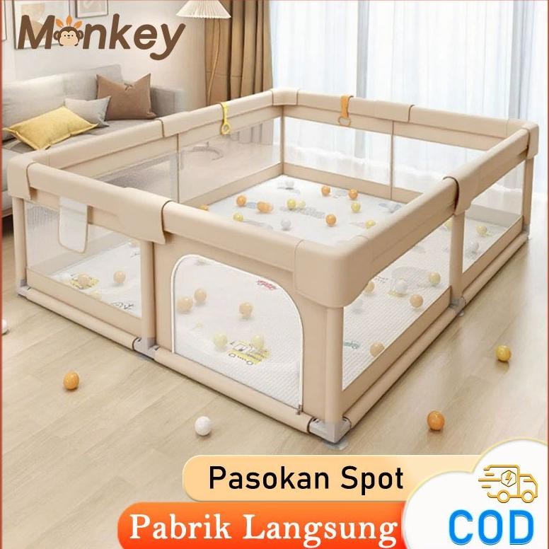 Monkey Pagar Bayi Bermain Playpen Pagar Pengaman Bayi Tempat Bermain Anak Pagar Mainan Anak Pagar Ba