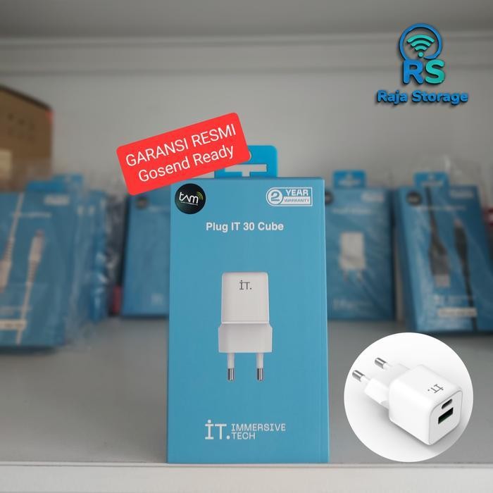 It Plug 30 W Cube Charge Kepala Charger 30W Fast Charging Iphone Ipad Terlaris Best Quality 100% Ori