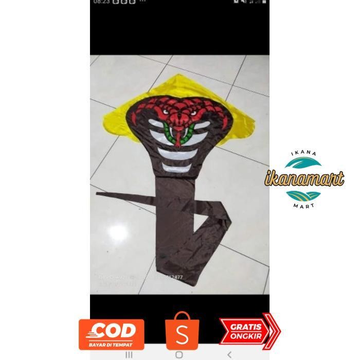 edf-62 Super Sale layangan hias / layangan kain / layangan cobra Berkualitas Viral