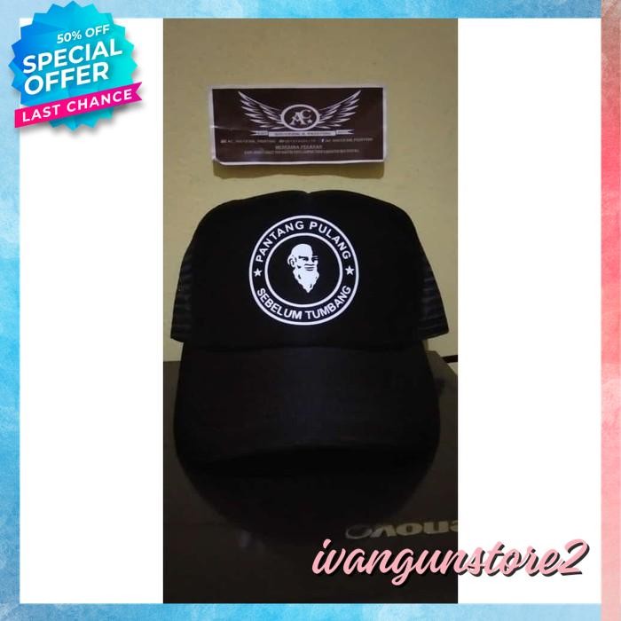 TOPI TRUCKER JARING HAT CAP DISTRO OT PANTANG PULANG SEBELUM TUMBANG CAP ORANG TUA AMER INDONESIA AN