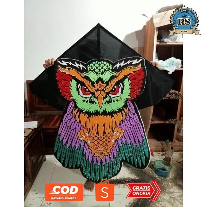 TC21 Big Sale layangan celepuk / layangan kain / layangan hias Viral Termurah