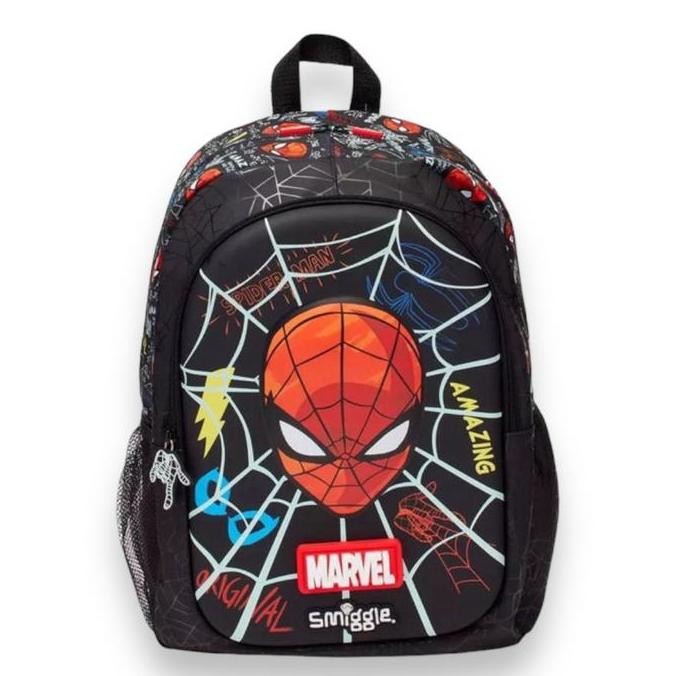 New Arrival Tas Ransel Sekolah Anak Sd-Smp Unisex Smigle Spiderman Senior Backpack Miror Grade Ori