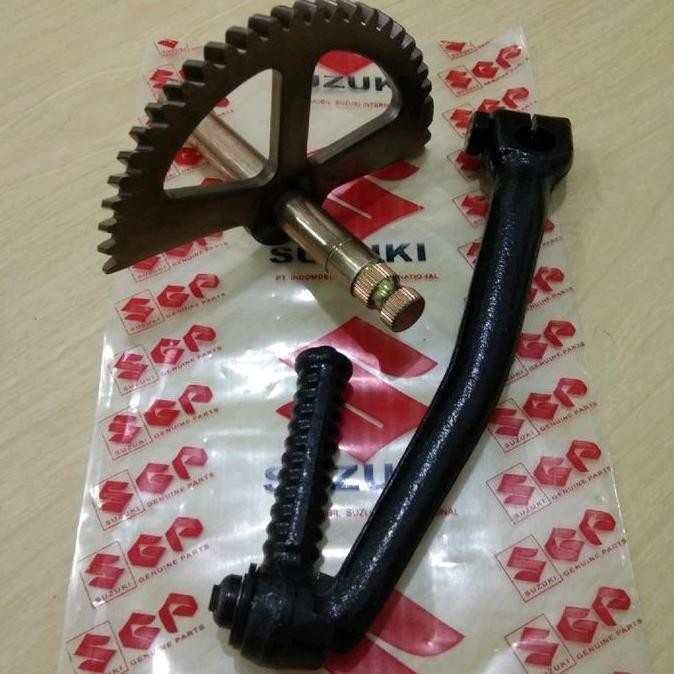 Selahan Engkol As Kick Gigi Pinion Per Kick Suzuki Spin 125 Skywave Skydrive Hayate Set Lengkap Moto