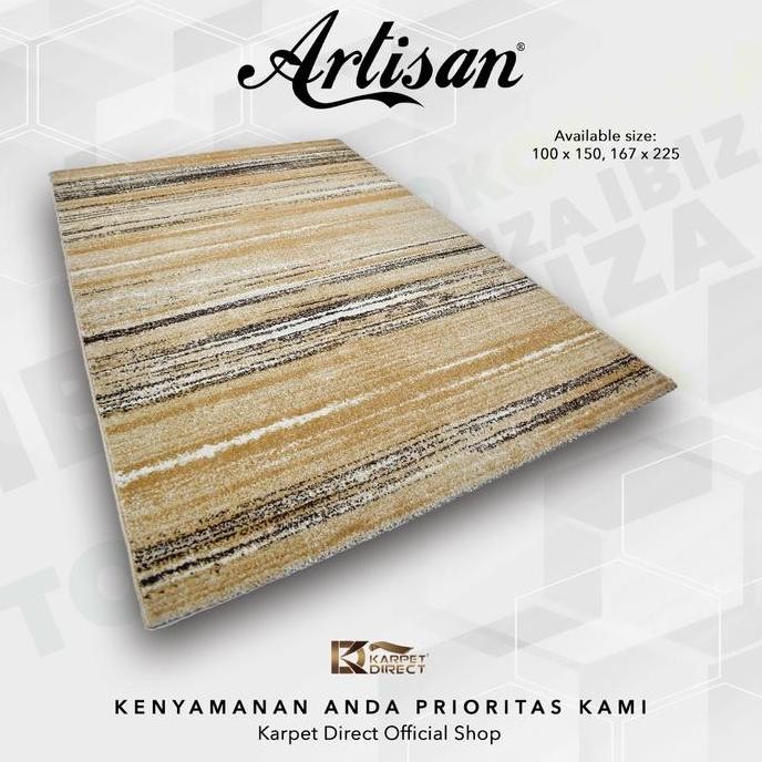 [Karpet Direct] Ibiza Karpet (Coklat) 167X225 Cm - Kode 45-4611