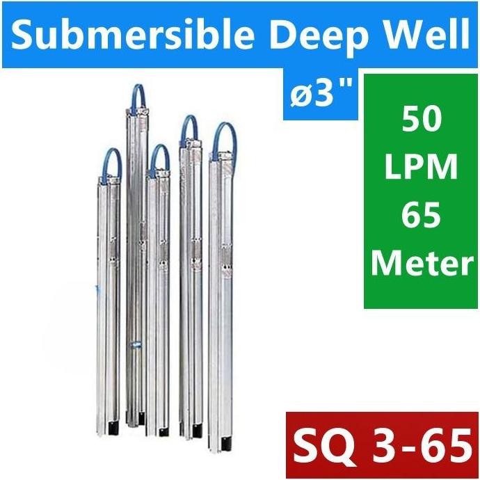 TERBARU Pompa Submersible Grundfos 3 inch SQ3-65 1.5PK
