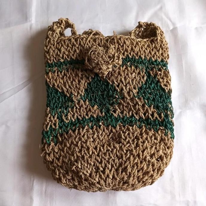 TAS SELEMPANG BESAR ANYAMAN NOKEN PAPUA ORIGINAL DAN TERPERCAYA