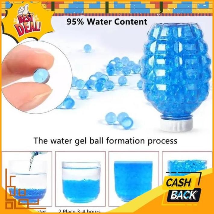 Cod Wgg Wgb Peluru Watergel Blaster Refill 13.000 Butir 7-8Mm Watergel Gun Hydrogel Hidrogel Peluru 