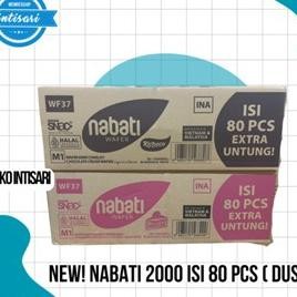 New Nabati Wafer 1 Dus Coklatkejugogumastrawberry Cheesecake Isi 80 Pcs Ecer 2 Dus