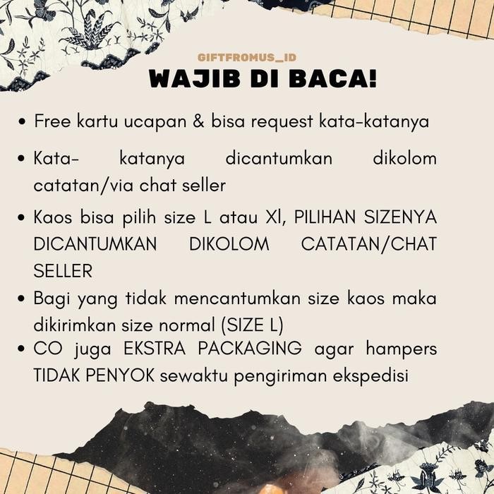 Hampers Kado Cowok Aesthetic/Giftbox Cowok/Birthday/Anniversary