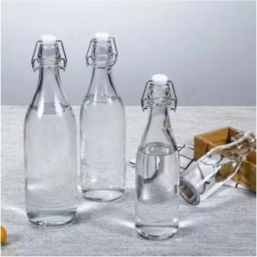 Botol kaca unik + ketapang
