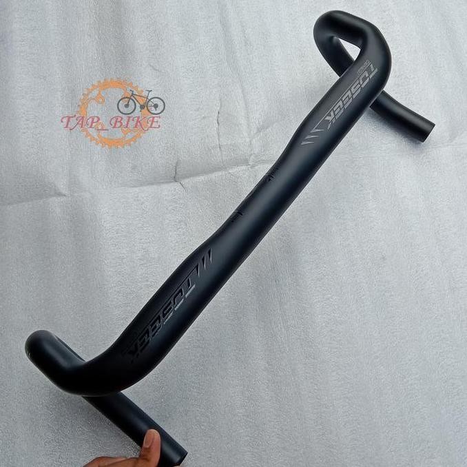 Dropbar Toseek Carbon Matte/Black - Handle Dropbar Sepeda Balap Roadbike