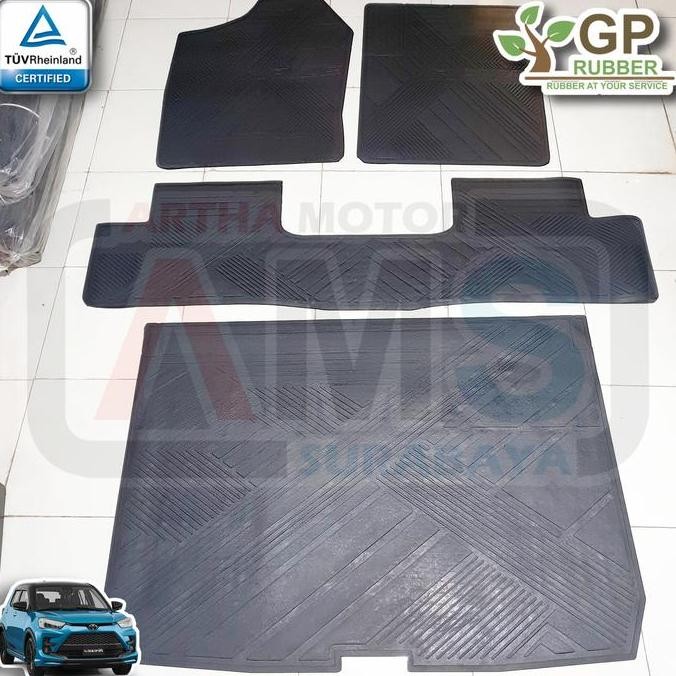 Karpet Karet Lantai Mobil Toyota Raize Raise Fullset