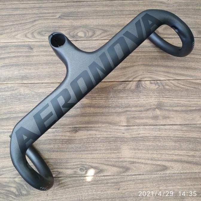 AERONOVA Full Carbon Roadbike Drop Bar Integrated Stem - Dropbar 42 cm
