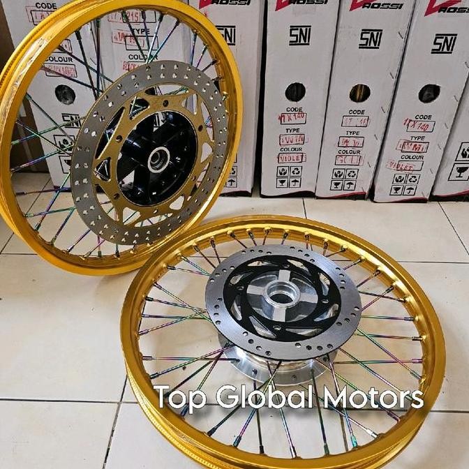 Velg Ninja 150 R/Rr Sepasang Merek Rossi Ring17