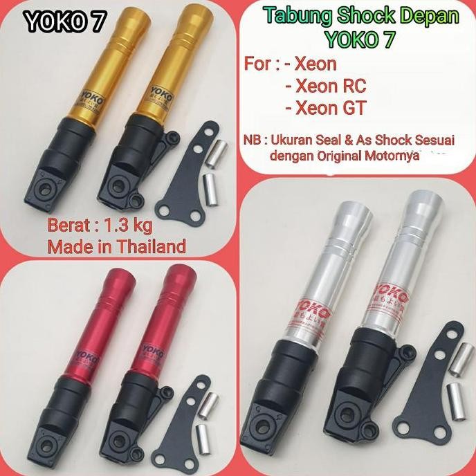 Tabung Shock Depan Yoko 7 Model Standard Xeon Rc, Xeon 125, Xeon Gt125