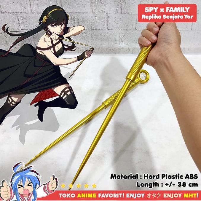 Ready  Replika Senjata Spy X Family Yor Forger Thorn Princess Cosplay