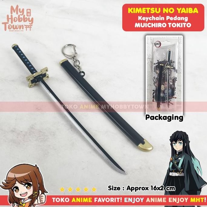 Ready  Gantungan Kunci Anime Kimetsu no Yaiba Pedang Muichiro Tokito Nichirin