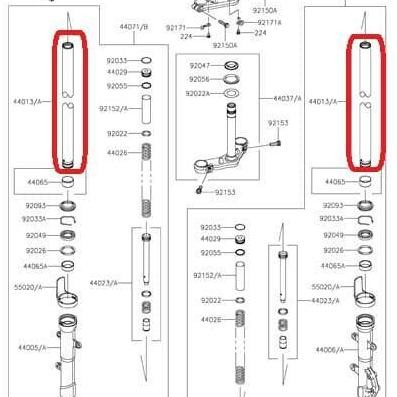 As Shock Depan Kawasaki Ninja 250Fi Original, Ready Stock