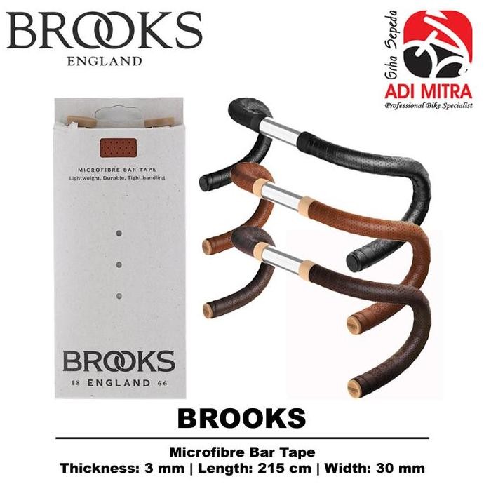 Brooks Microfibre Bar Tape Balutan Stang Sepeda Drop Bar