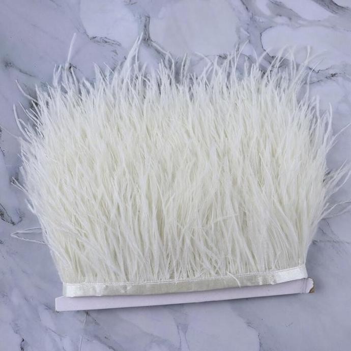 Ready  1M Bulu Ostrich Panjang Bulu Ostrich Pendek Bulu Bulu Hiasan Baju