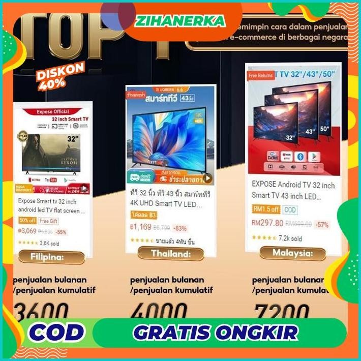 fb-4 Ow42 lij-56 TV Android Smart TV 32 inch Android TV 43 inch with Tsunami warning 4K LCD 4+64GB N