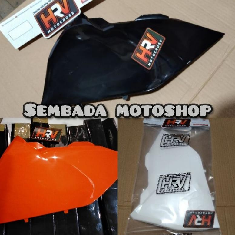Cover Box Accu KTM 250 2017 Cover tutup box accu KTM 250 2017 Sayap belakang KTM 250