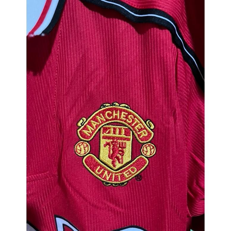 (RETRO) JUAL JERSEY MU HOME 1998 / 1999 TREBLE WINNER