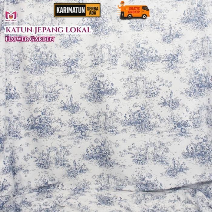 New Grosir Ecer Kain Meteran Katun Jepang Lokal Cvc Premium / Bahan Kain Sprei / Bahan Kain Meteran 