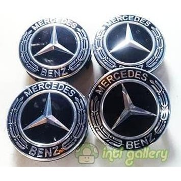 Dop Velg Mercedes Benz - Mercy 75mm Black OEM Quality