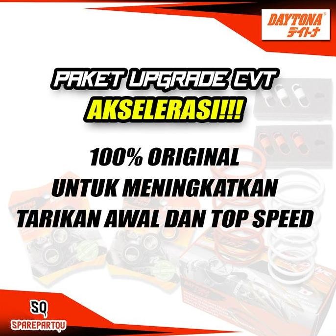Paket Upgrade Cvt Mio J Fino Fi Soulgt X-Ride 115 Daytona Racing - Paket Akselerasi Cvt