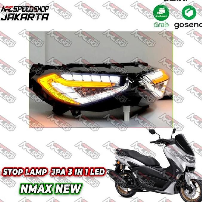 Stoplamp Jpa Yamaha Nmax New Lampu Stop Transformer Black Smoke