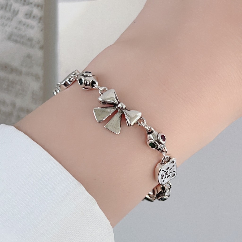 Aksesori Memori Ratu COD   Gelang Beruang Bow untuk Wanita Dengan Ceruk Kartun Sederhana Kepribadian