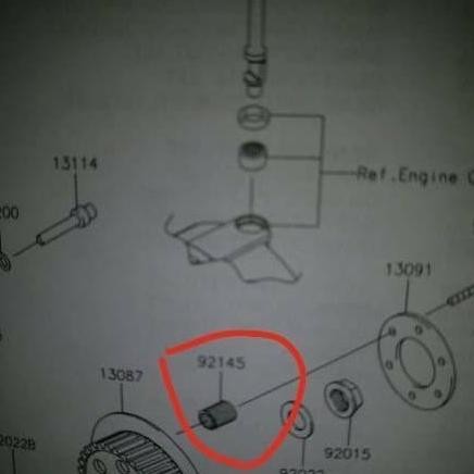 Per Kopling Z250Sl Z250 Sl Ninja 250 Rr Mono 250Rr Satu Set Isi 6 22