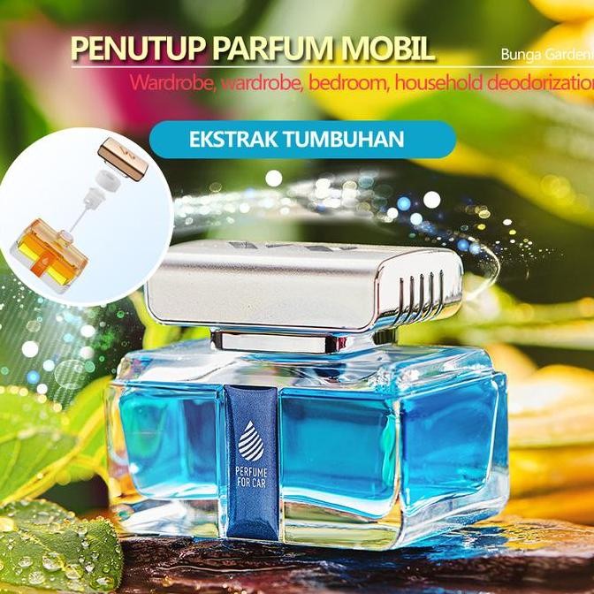 80ML Parfum mobil Hiasan dashboard Mobil Tempat Parfum Mobil Bahan Crystal Bisa Isi Ulang Cantik