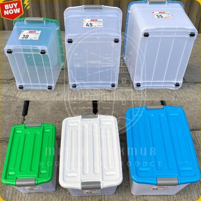 KONTAINER BOX RODA 30 45 55 LITER BASIC HOME LION STAR CONTAINER BOX