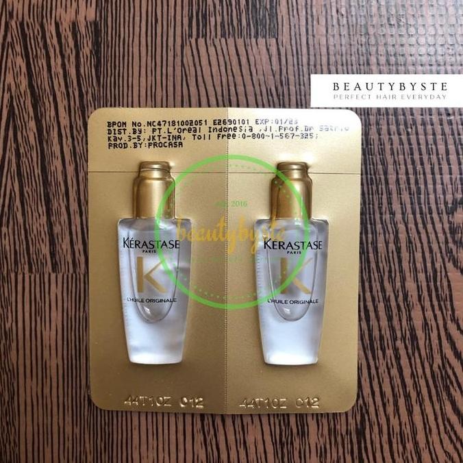 KERASTASE ELIXIR ULTIME OIL SERUM GOLD / COLOR TRAVEL SACHET 8ML