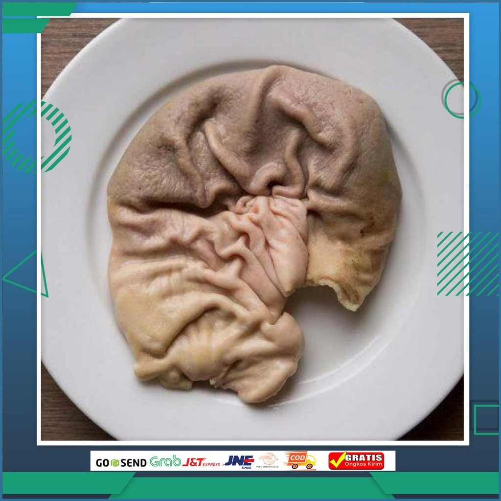 Tito Perut Cutu Babi Bali Tebal Sudah Super Bersih & Rebus Siap Masak Non Halal