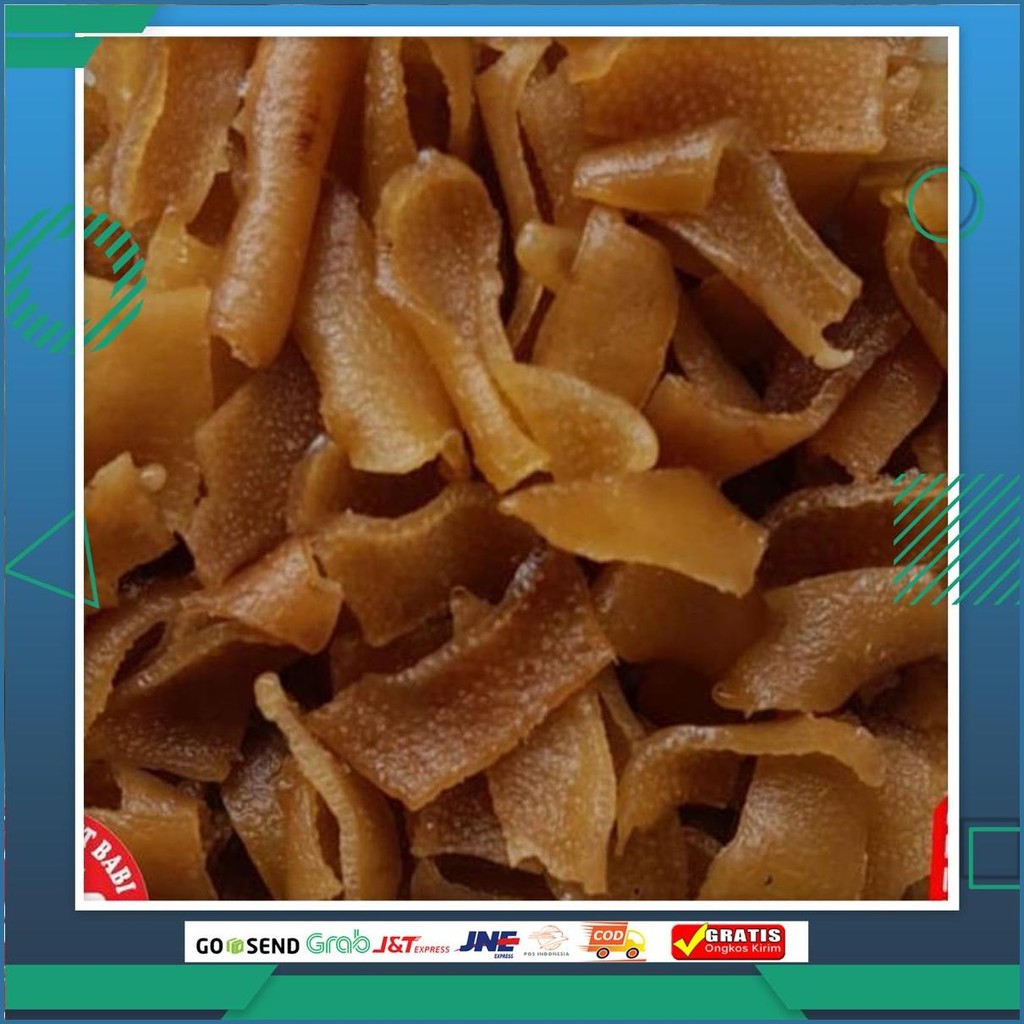 Kerupuk Kulit Babi R&N Import Mentah 500G Cu Jiu Cha Rambak Premium Non Halal
