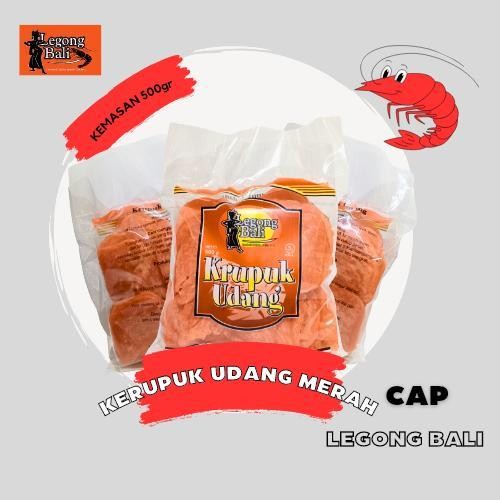 Kerupuk Krupuk Udang Legong Bali STR merah 500 gr
