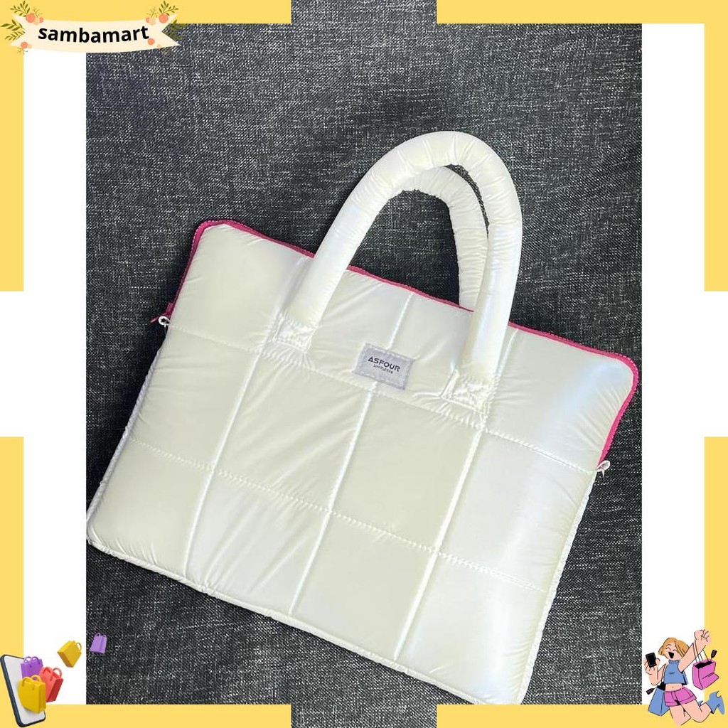 TAS LAPTOP | Tas Laptop Premium Puffer Terbaru 16 inch Tas Laptop Sleeve Handle Puffy Tas Parasut Cu
